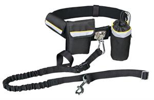 TRIXIE 1275 hond & kat riem 1,35 m Zwart, Grijs, Geel Nylon Handsfree riem