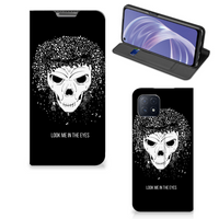 Mobiel BookCase OPPO A73 5G Skull Hair