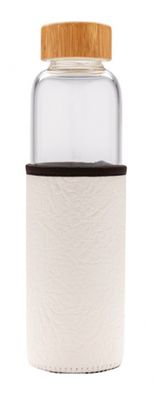 XD Collection drinkfles met sleeve 550 ml polyurethaan wit XD Collection drinkfles met sleeve 550 ml polyurethaan wit