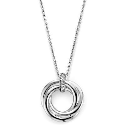 TI SENTO-Milano 3972ZI Ketting zilver-zirconia 38-48 cm