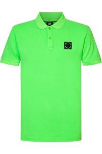 Petrol Industries Regular Fit Polo shirt Korte mouw groen
