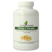 Livinggreens Omega 3 visolie complex 180 Capsules