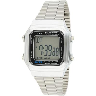 Unisex horloge Casio VINTAGE Zwart Zilverkleurig (Ø 32 mm) (Ø 34 mm)