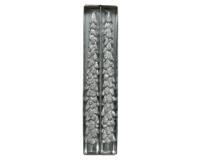 Dinerkaars wax d4h27cm zilver 2st - Ksd