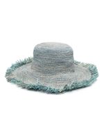 MADE FOR A WOMAN chapeau de paille Chapeau 9101 - Bleu