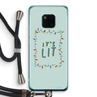 It's Lit: Huawei Mate 20 Pro Transparant Hoesje met koord
