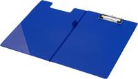 Q-CONNECT klemplaat, PP, ft A4, dubbel, blauw