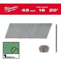 Milwaukee Nagels 16 Ga | 20° | 45mm | Gegalvaniseerd | VE=2000 - 4932492584