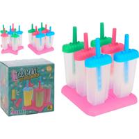 Basic Ijslolly maker voor 6 ijsjes Basic Ijslolly maker voor 6 ijsjes