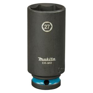Makita E-16536 Impact Black Krachtdop 1/2" lang | 27 mm