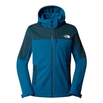 The North Face Diable Detachable Hood Softshell Jas Heren Mineral Ink/Deep Cypress M