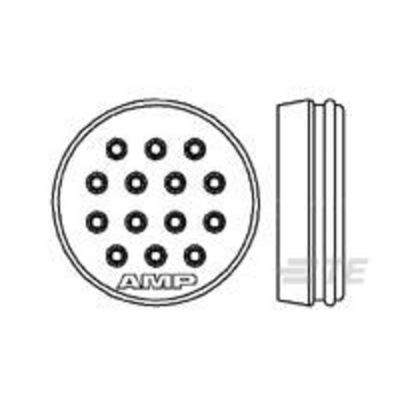 TE Connectivity 213919-2 Ronde connector afdichting Serie (ronde connectoren): CPC 1 stuk(s)