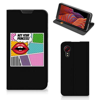 Samsung Galaxy Xcover 5 Hippe | Standcase | Popart Princess Samsung Galaxy Xcover 5 Hippe | Standcase | Popart Princess
