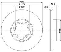 Remschijf 8DD355128631