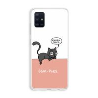 GSM poes: Galaxy A51 4G Transparant Hoesje