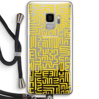 Majorelle Blue Print: Samsung Galaxy S9 Transparant Hoesje met koord Majorelle Blue Print: Samsung Galaxy S9 Transparant Hoesje met koord