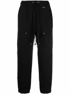 032c pantalon de jogging droit en coton biologique - Noir