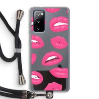 Bite my lip: Samsung Galaxy S20 FE / S20 FE 5G Transparant Hoesje met koord