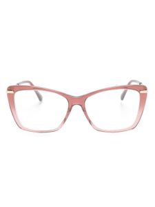 Jimmy Choo Eyewear lunettes de soleil à monture papillon - Rose