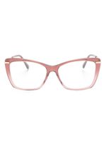 Jimmy Choo Eyewear lunettes de soleil à monture papillon - Rose