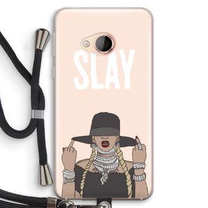 Slay All Day: HTC U Play Transparant Hoesje met koord