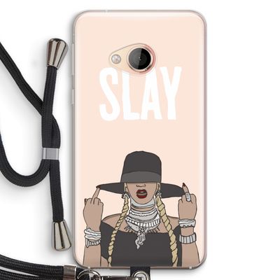 Slay All Day: HTC U Play Transparant Hoesje met koord