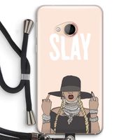 Slay All Day: HTC U Play Transparant Hoesje met koord