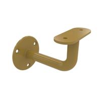 Gouden leuningdrager voor vlakke trapleuning - per stuk