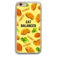 Eat Balanced: iPhone 6 Plus / 6S Plus Transparant Hoesje