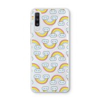Regenboog: Samsung Galaxy A70 Transparant Hoesje