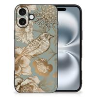 Bloemen Hoesje voor iPhone 16 Vintage Bird Flowers