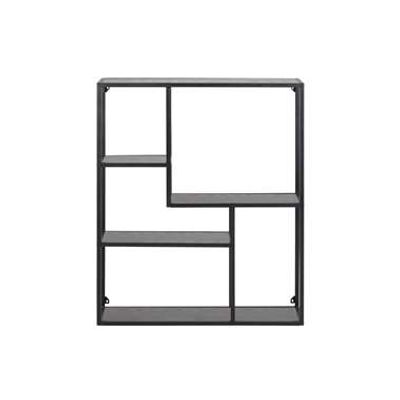 Wandrek Jaxx - zwart - 91x75x20 cm - Leen Bakker