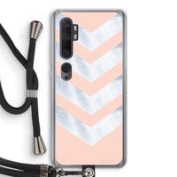 Marmeren pijlen: Xiaomi Mi Note 10 Transparant Hoesje met koord