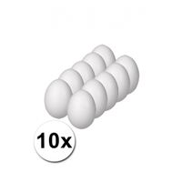 10 stuks piepschuim eieren pakket 6 cm - thumbnail