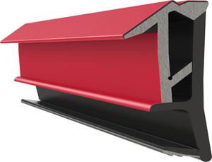 Deventer kaderafdichtingsprofiel - VarioSoft SPV 15 P (folie) - zwart