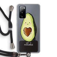 Avocuddle: Samsung Galaxy S20 FE / S20 FE 5G Transparant Hoesje met koord