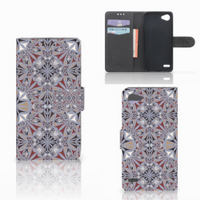 LG Q6 | LG Q6 Plus Bookcase Flower Tiles - thumbnail