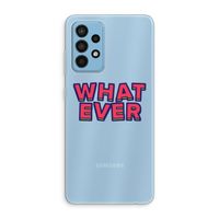Whatever: Samsung Galaxy A52 Transparant Hoesje