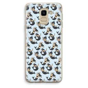 Zeemeermin: Samsung Galaxy J6 (2018) Transparant Hoesje