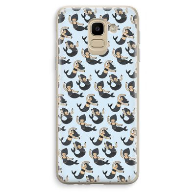 Zeemeermin: Samsung Galaxy J6 (2018) Transparant Hoesje