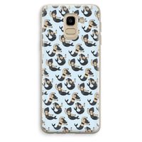 Zeemeermin: Samsung Galaxy J6 (2018) Transparant Hoesje Zeemeermin: Samsung Galaxy J6 (2018) Transparant Hoesje