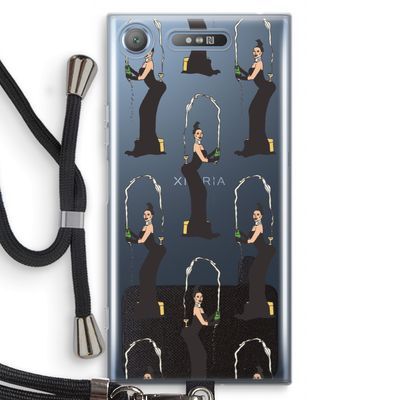Pop Some Kim: Sony Xperia XZ1 Transparant Hoesje met koord