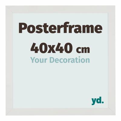 Posterlijst 40x40cm Wit Mat MDF Parma