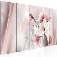 Schilderij - Prachtige Magnolias, 5luik