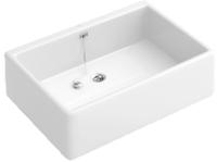 Villeroy & Boch O.Novo Keukenspoelbak 50x40cm CeramicPlus Wit