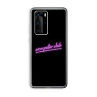 Vice Black: Huawei P40 Pro Transparant Hoesje