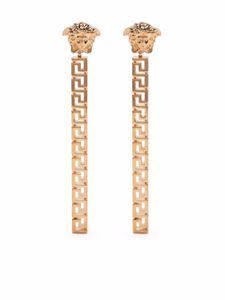 Versace boucles d'oreilles pendantes Greca Medusa