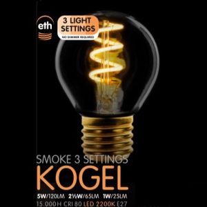 Kogel smoke spiraal 5W scene switch e27