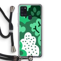 Bushes: Samsung Galaxy A21s Transparant Hoesje met koord Bushes: Samsung Galaxy A21s Transparant Hoesje met koord