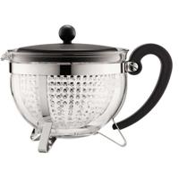 BODUM CHAMBORD Acryl filter theepot 1,3 l Zwart